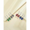 YL 925 Sterling Silver Teardrop Dangle Drop Earrings for Women