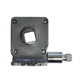 BRIXWELL Center Mount Square Operator, Zinc Construction, Unfinished, 5/16" Square Shaft Hole, 1 x 11/16" Mounting Holes, 0.25lbs Weight, Fits RV Torque Windows, Fleetwood and Mobile Home Windows