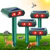 2025 Solar Nocturnal Animal Repeller Deer Repellent Outdoor with Red