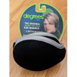 Degrees by 180s Men's  Fleece Behind-the-Head Ear Warmer/Muffs Black