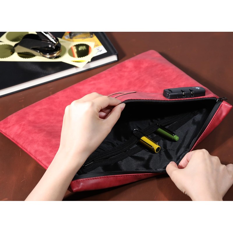 KOSMCCO Notary Bag with Lock, 13.6 x 10 Inches Heavy