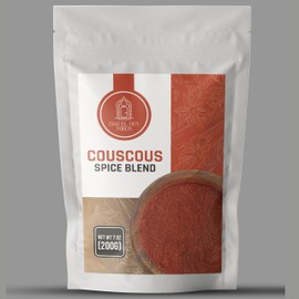 Dar El Dey Foods | North African Couscous Spice Blend | 7oz (200g) | Non-GMO | Reseable Bag |