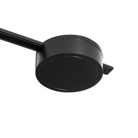 QAZQA - Modern Power Rail Power Supply Black 100 W 1-Phase - Magnetic I Living Room I Bedroom - Round - Suitable for LED