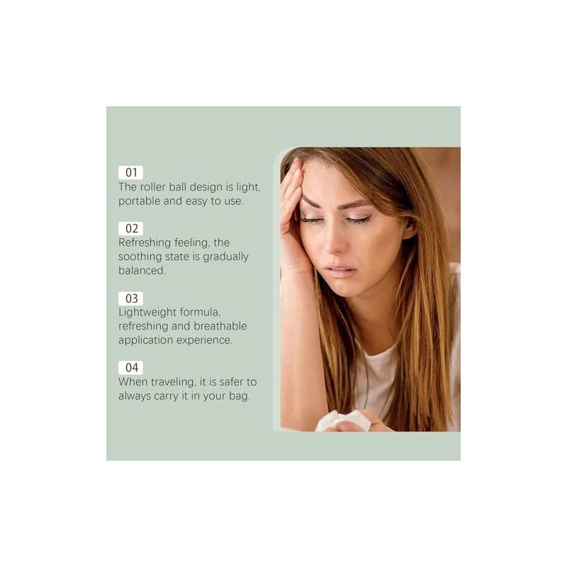 Vert-igo Relief Roll-On, Natural Essential Oils, Portable Travel Rollerball