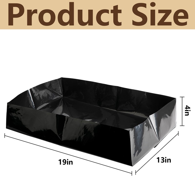 Adnee 15 Pcs Mushroom Monotub Liners-19" x 13" x 4"
