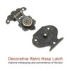 sourcing map 4 Pcs Hasp Clasp Latch Lock, 46 x