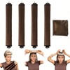 Rizador de Pelo Sin Calor, 4pcs Tubos para Cabello, Rizador