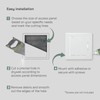 Vent Systems 4'' x 4'' Inch White - Pack of