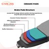 Stirling 4PCs Rear Brake Ceramic Pads kit for Subaru BRZ