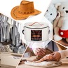 Suzile 4 Pack Large Round Foldable Hat Box for Women