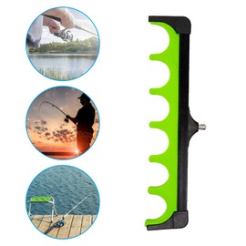 hifrom EVA Fishing Rod Holder Rod Rest Fishing Rod Holder Universal Rod Holder for Large Items and Poles Rod Rest Head Replacement Equipment Random Colours 6 Holes