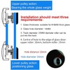 23mm Shower Door Rollers, 4pcs Sliding Shower Doors Wheels Replacement