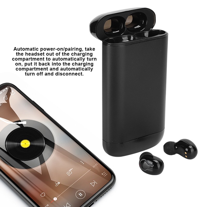 TWS Bluetooth Headset Digital Display Large Capacity Charge Compartment Wireless