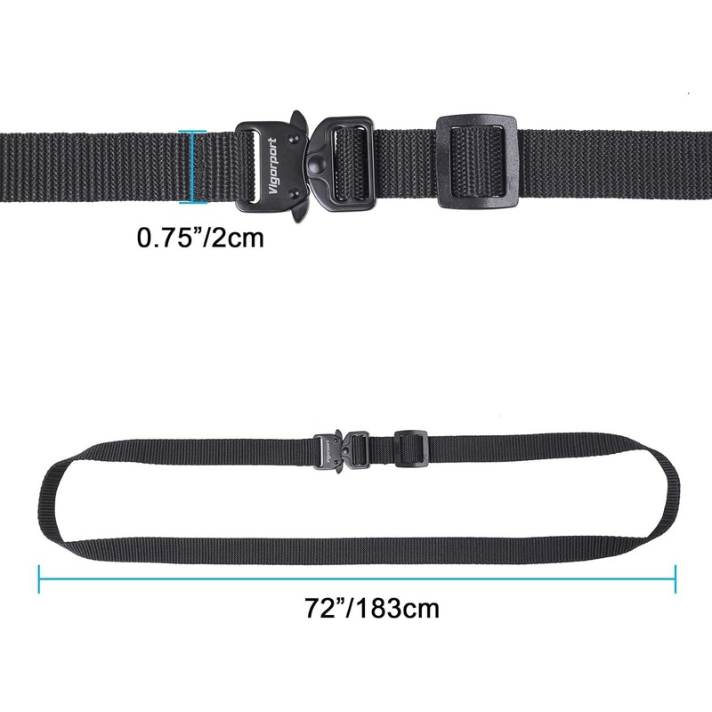 Vigorport Utility Straps with Quick Release Metal Buckle, Nylon Backpack