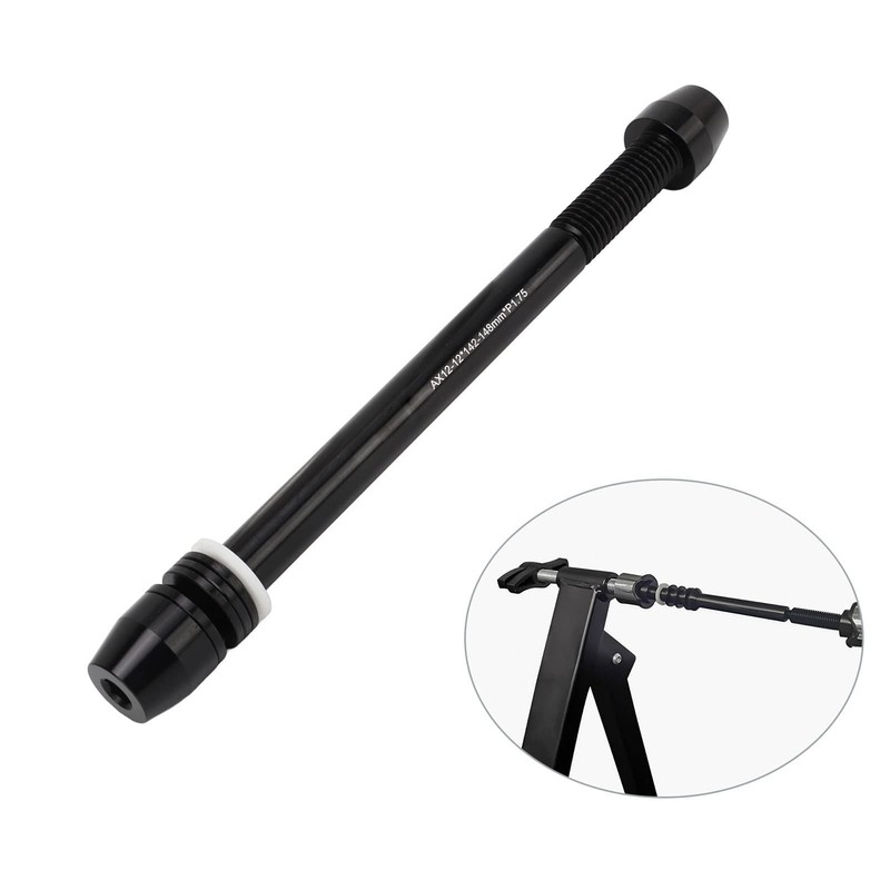 CYSFETENA Aluminium Roller Trainer Bicycle, M12 x 142 M12 x