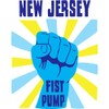 CafePress New Jersey FIST Pump Sticker Rectangle Bumper Sticker Car