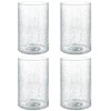 Skelang 4 Pcs Clear Glass Shade, Light Shade with Crackle,