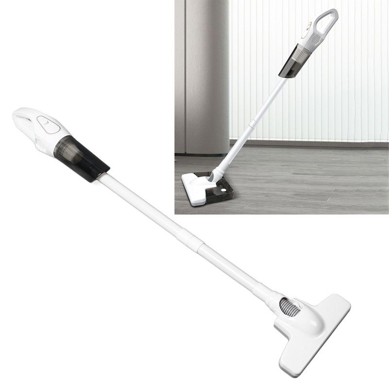 Hand Held Vacuum Cleaner 2000mAh USB Interface White Powerful Cordless