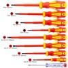 BILITOOLS Insulated Screwdriver Set, 1000V Electrical Screwdriver Insulated VDE Tools