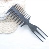 TECHTONGDA 10Pcs Plastic Barbers Brush Combs Hairdressing Comb Makeup Tools