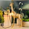 HTXRUCY Resin Giraffe Table Lamp Modern Giraffe Desk Light Fixture