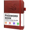 Elegant Password Book with Alphabetical Tabs - Hardcover Password Book