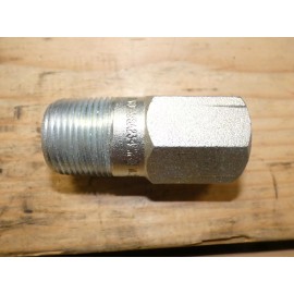 Unbranded Hex Head Bull Plug: Carbon Steel, 1 in Pipe Size, Male NPT