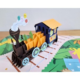 Card Mavens - Happy Birthday Pop Up Card 3D Birthday Cards for Kids Toddlers Boys and Girls Grandchildren Grandkids Grandsons