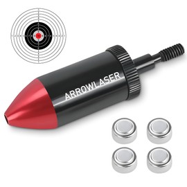 GOTICAL Arrow Laser Sight Tactical Archery Bore Sight Red Dot Laser for Compound Bow Crossbow Boresighter Sight Tool for Target