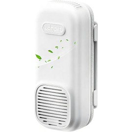 uahpet Bathroom Air Freshener, Plug in Air Purifier with Negative Ion, Nano & Fan-Powered, No Scent & No Refills Triple Home Deodorizer for Toilet,