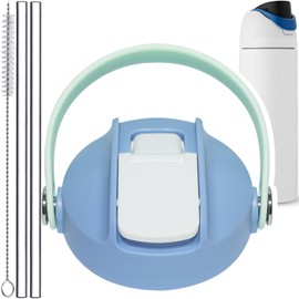 Replacement Straw Lid for Owala Freesip - 16 oz 24 oz 32 oz 40 oz, Top Detachable Gasket, BPA Free