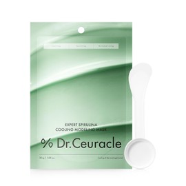 leegeehaam Dr.Ceuracle Expert - Máscara de modelado refrescante de espirulina – Mascarilla de gelatina para piel brillante de cristal, spa casero, cuidado de la piel coreano para rellenar calcetines (1.05 onzas)