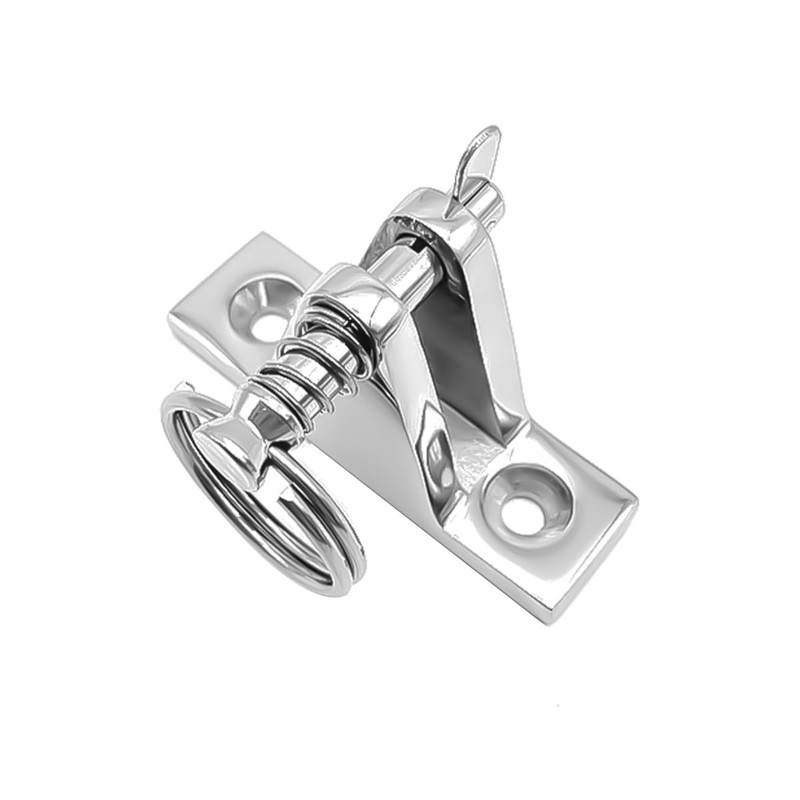 ZONADAH 60x17mm Marine Boat Deck Hinge Awning Accessories Mount, Concave