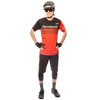 FASTHOUSE Classic Mercury Short Sleeve Jersey (Black/Red, X-Large)