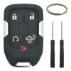 Funda De Repuesto Para Llavero Inteligente Para Chevy Silver Negro
