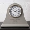 De Walden Mum's 90th Birthday Engraved Grey Mantel Clock Ninetieth
