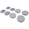 Floor Mat Attachment for Mercedes Car Models (4 Pieces, Grey)