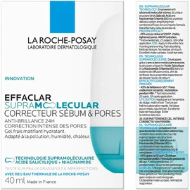 La Roche-Posay Effaclar Supramolecular Corrector para Poros y Sebo 40ml