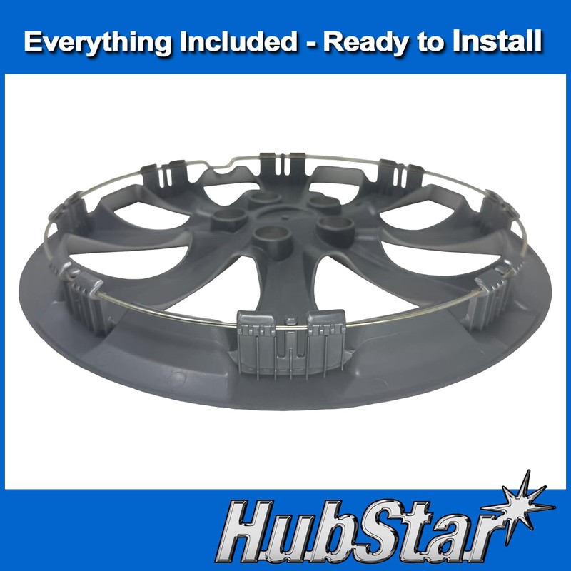 HubStar Hubcap Replacement for Toyota Corolla 2020-2025, 16-inch Replica Wheel