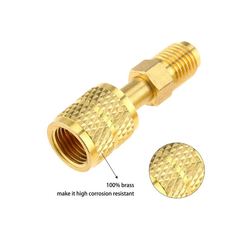 R410A Straight Swivel Adapter, R410A Mini Split Adapter 1/4‘’ SAE