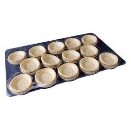 Hobby baker - Shortcrust dough tartlets (28 pieces) - ready-baked, round snack tartlets - diameter 7 cm