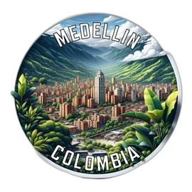 Medellin Colombia Souvenir Vinyl Decal Sticker 3-Inch