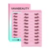 Half Lashes Natural Look Cat Eye Half False Eyelashes Accent
