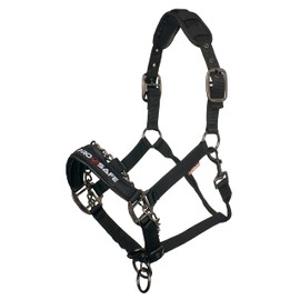 LeMieux Pro-Safe Headcollar for Horses & Ponies in Black - Adjustable for Perfect Control in Hand Use Only - Cob