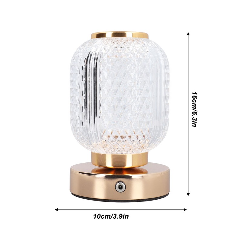 RGB Color Changing Crystal Table Lamp Acrylic Multifunction LED Crystal