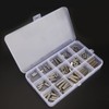 Round End Feather Key Parallel Drive Shaft Key Set, 140pcs