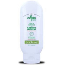 Capilo Pro B-Natural Leave-In Conditioner w/Coconut Oil and Cocoa Butter (6.7 oz Bottle); No Parabens, Salt, Sulfate, Silicone, Mineral Oil or Petrolatum Jelly