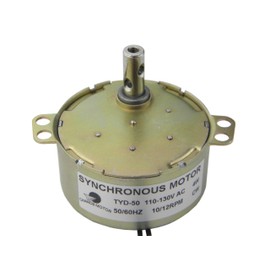 CHANCS TYD-50 Synchronous Motor 110V AC 10-12RPM 4W CW Gear Motor Cup Turners for Tumblers