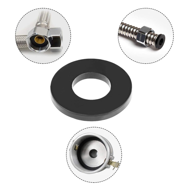 uxcell Rubber Flat Washers 11mm OD 5mm ID 1.2mm Thickness