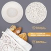 Verigud Large Reusable Linen Bread Bag and 10'' Bowl Cover